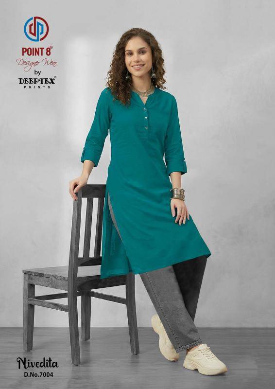 Deeptex nivedita vol-7 Kurti manufacturers in Hyderabad